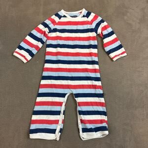 ToobyDoo Stripe Romper 12-18 Months 80 Jumper Red Blue One Piece Outfit Boys
